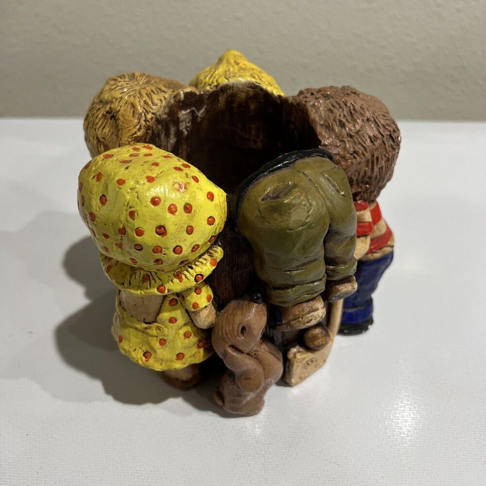 VINTAGE Chalkware Chalk Ware Planter Cheryl Gadow Cabbage Patch Kids 73